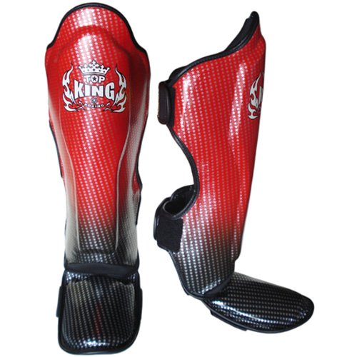 top king super star shin guards red 2